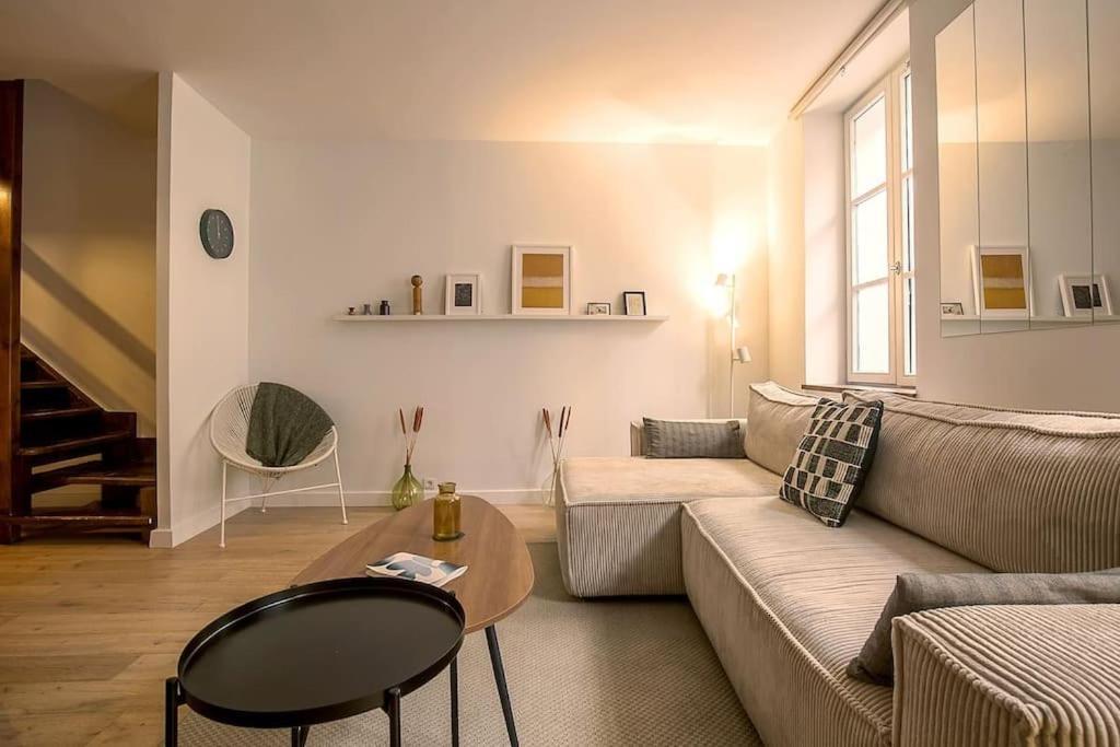 Rare Appart 2 Chambres En Duplex Design Au Panier Marsella Exterior foto
