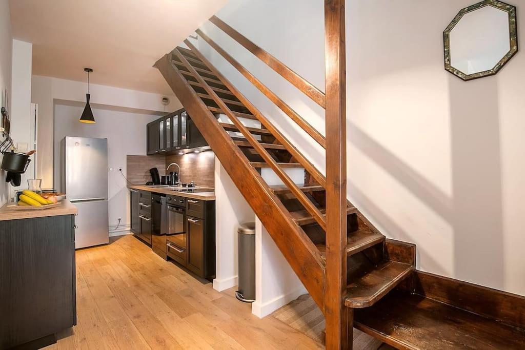 Rare Appart 2 Chambres En Duplex Design Au Panier Marsella Exterior foto