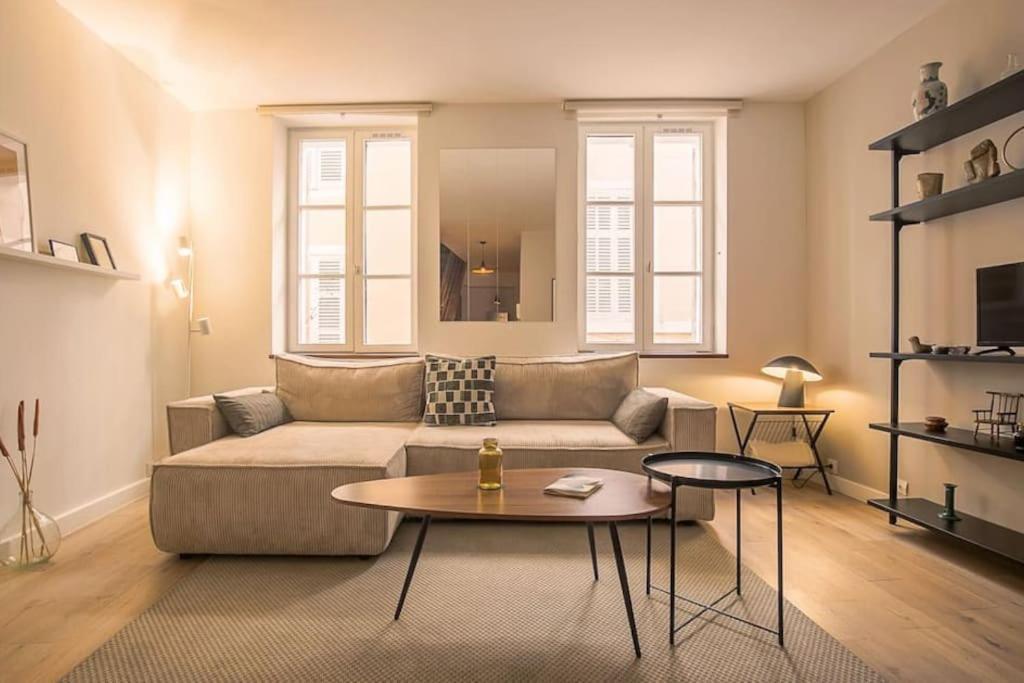 Rare Appart 2 Chambres En Duplex Design Au Panier Marsella Exterior foto